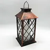 Retro Lantern Candle Twinkle Lamp LED Solar Light Garden Hanging Decoration