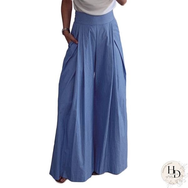 Vintage Pockets Plain Plus Size Casual Pants