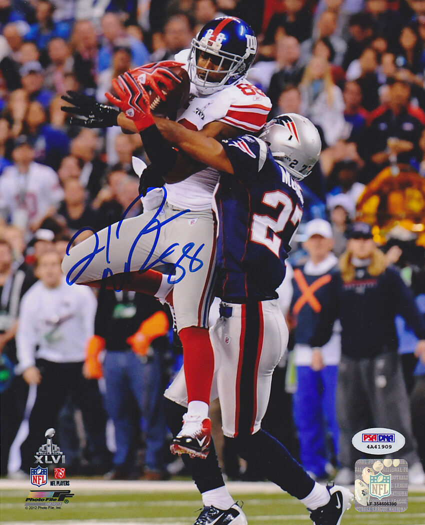 Hakeem Nicks SIGNED 8x10 Photo Poster painting New York Giants SB XLVI ITP PSA/DNA AUTOGRAPHED