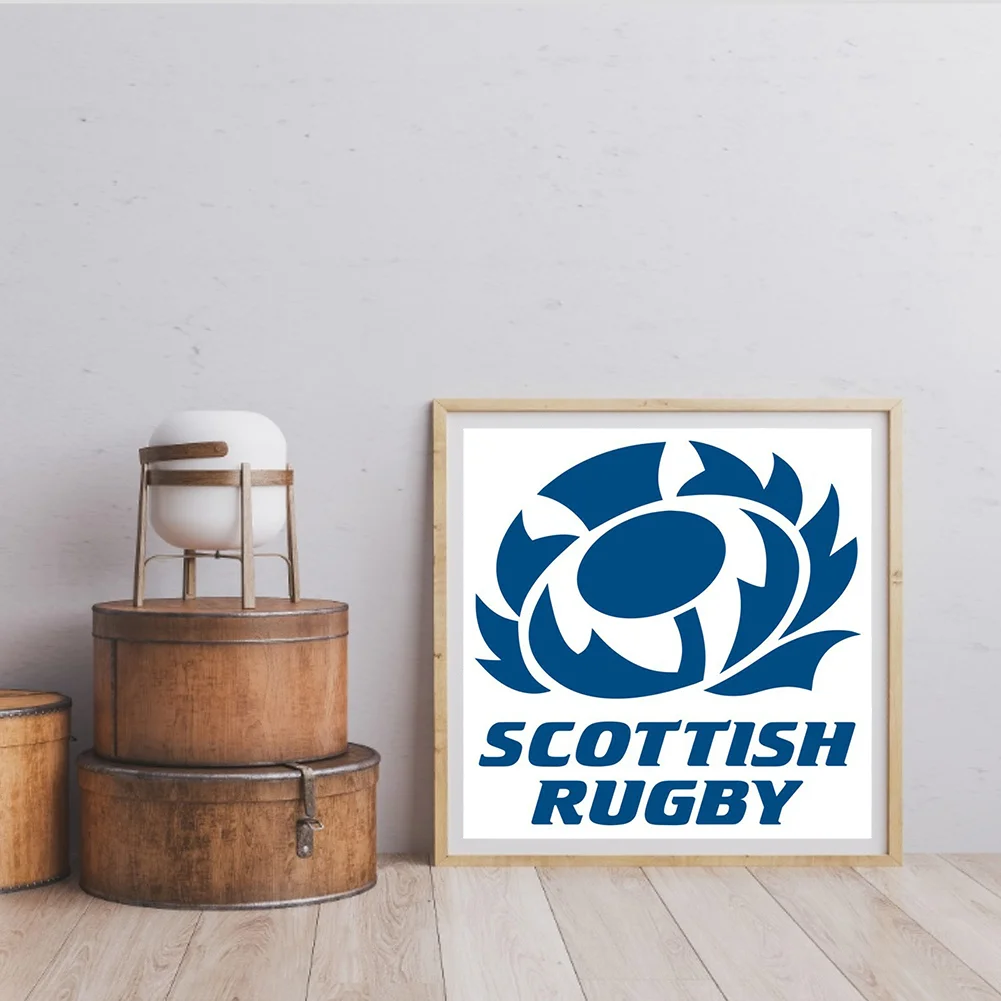 Full Round Diamond Painting 30*30cm - Scottish Rugby Union