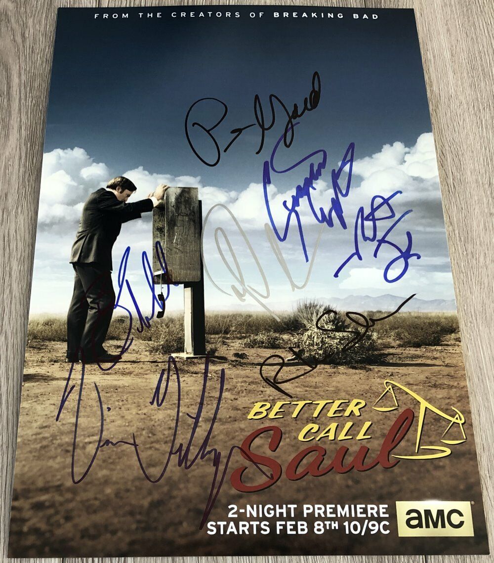 BOB ODENKIRK +6 SIGNED AUTOGRAPH BETTER CALL SAUL 12x18 Photo Poster painting E w/EXACT PROOF