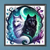Diamond Painting-DIY Full Round Drill Wolf