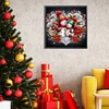 Diamond Painting-DIY Round Part AB Drill Christmas Snowman (35*35CM)
