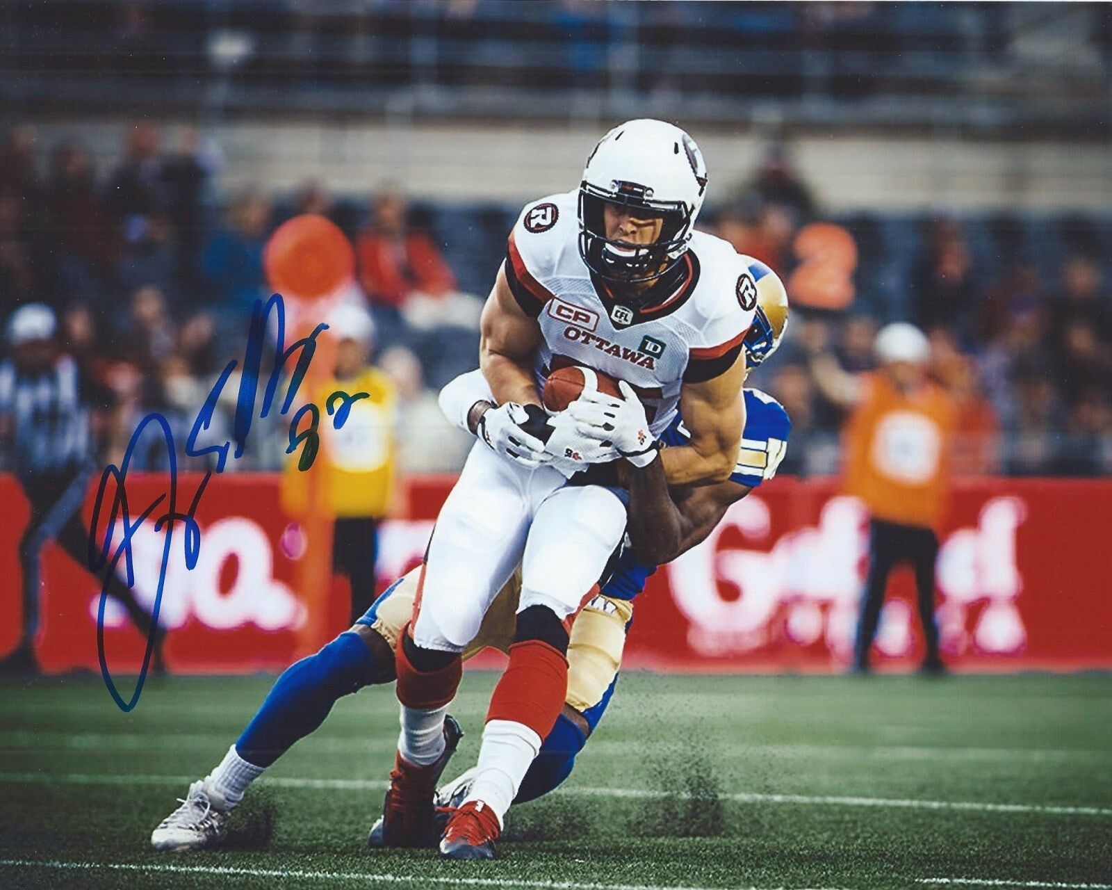 Greg Ellingson Signed 8x10 Photo Poster painting Ottawa RedBlacks Autographed COA