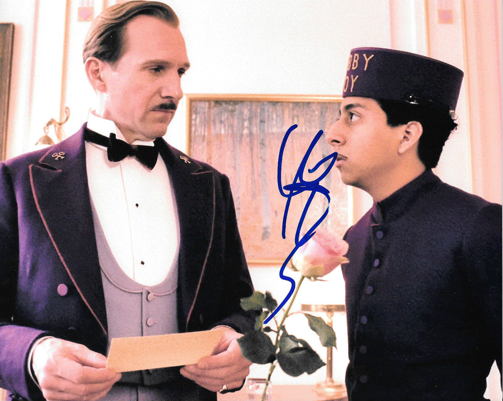 GFA The Grand Budapest Hotel * TONY REVOLORI * Signed 8x10 Photo Poster painting AD8 PROOF COA