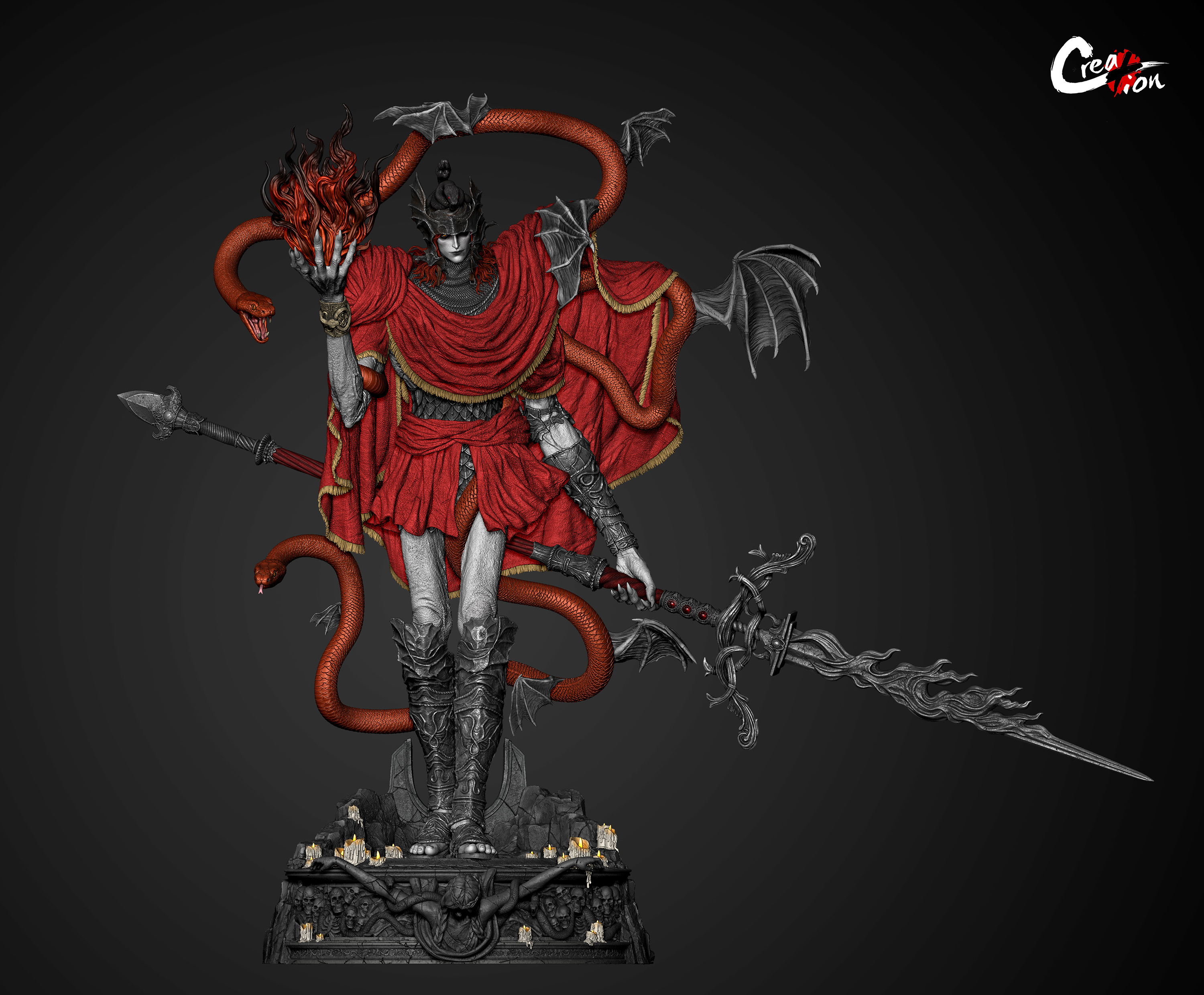 Creation Studio - Elden Ring Messmer the Impaler Statue(GK)-