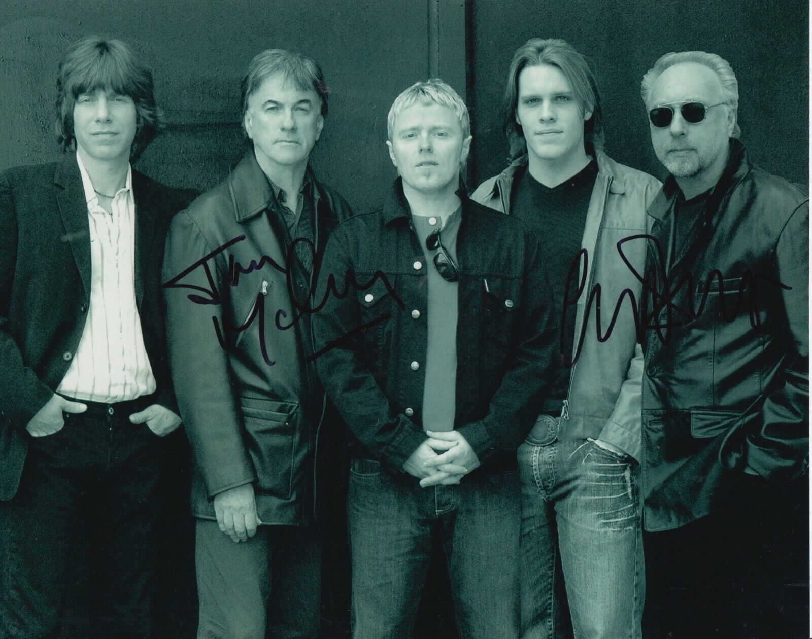 The Yardbirds Hand Signed 10x8 Photo Poster painting - Music Autograph Jim McCarty, Chris Dreja