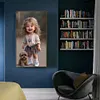 uk.everydayedeals (Limited Stock)Diamond Painting - Full Round - Little Girl and Dog(40*70cm)
