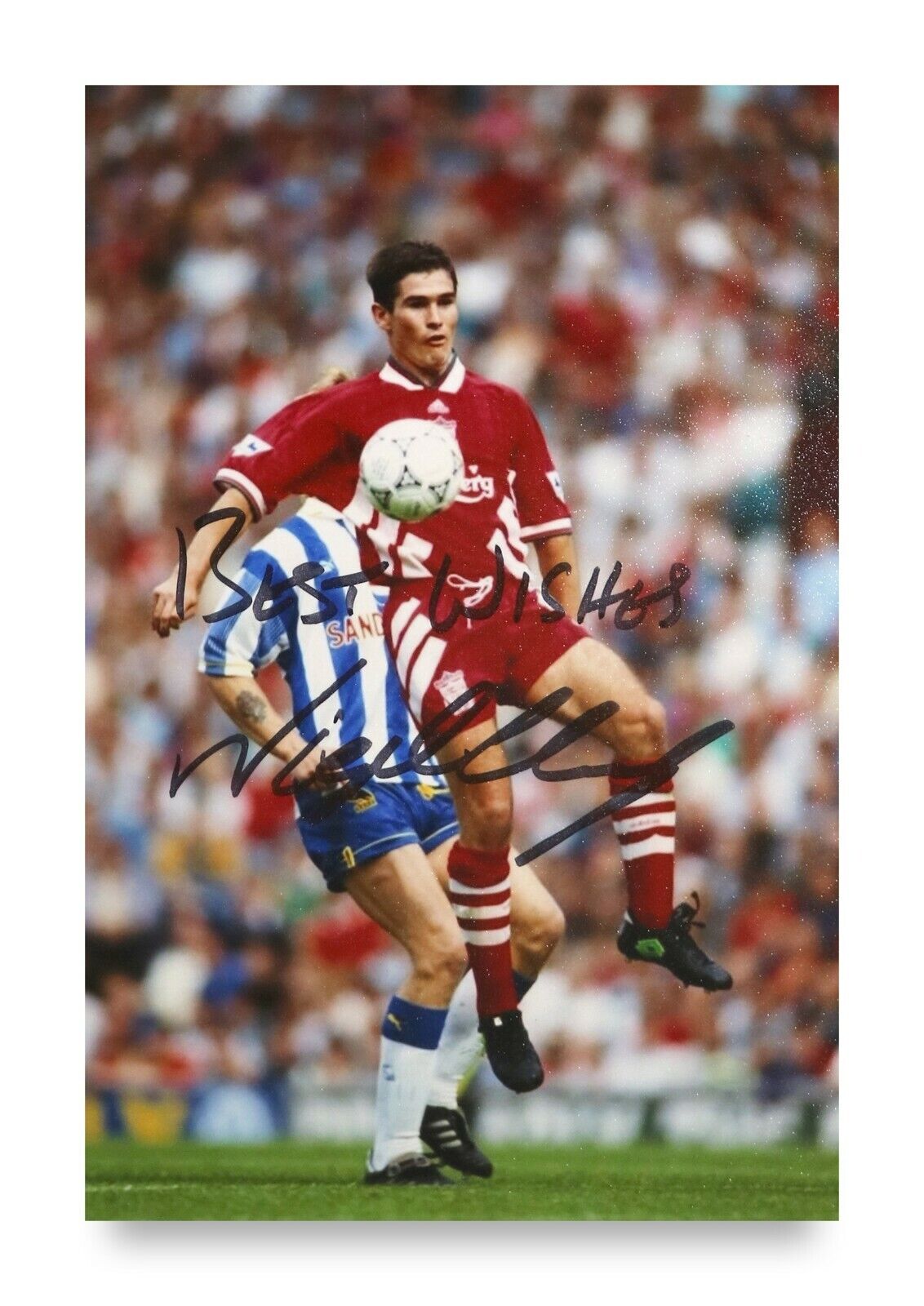 Nigel Clough Signed 6x4 Photo Poster painting Nottingham Forest Liverpool Genuine Autograph +COA