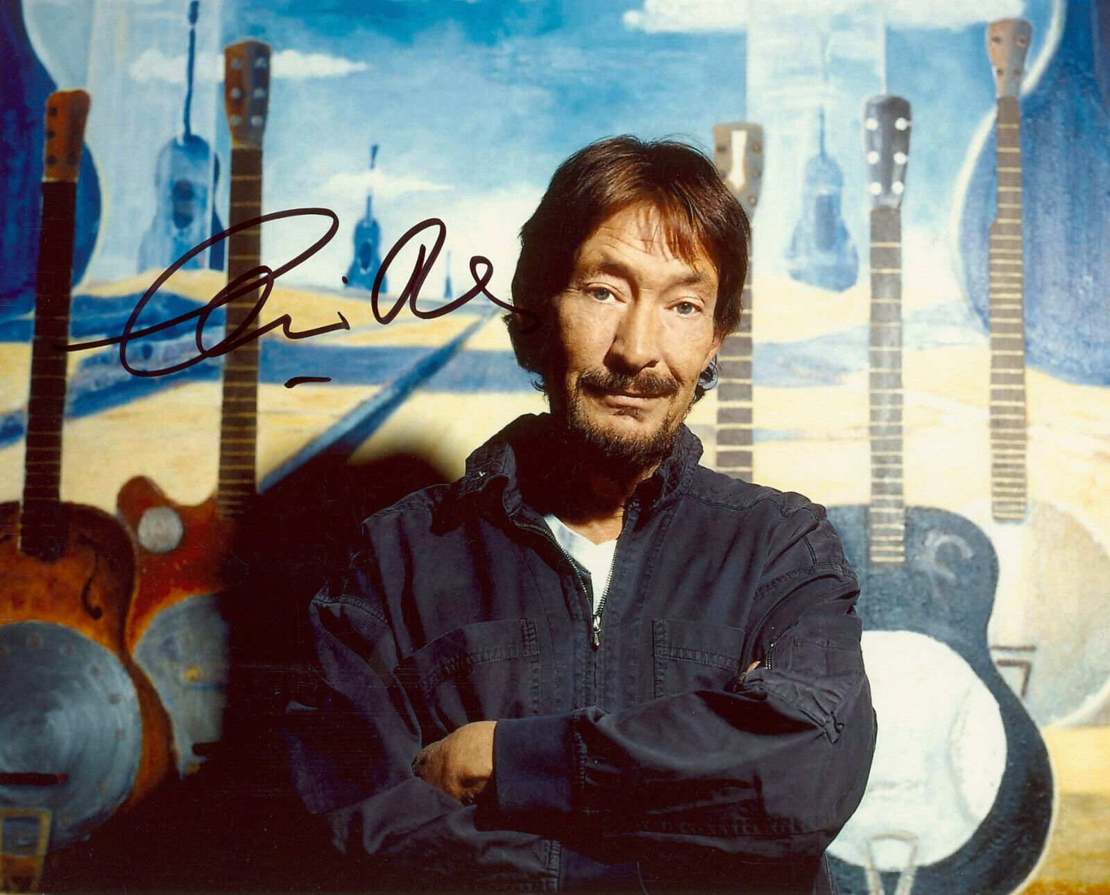 CHRIS REA Signed Photo Poster paintinggraph - Rock Guitarist / Singer - Preprint