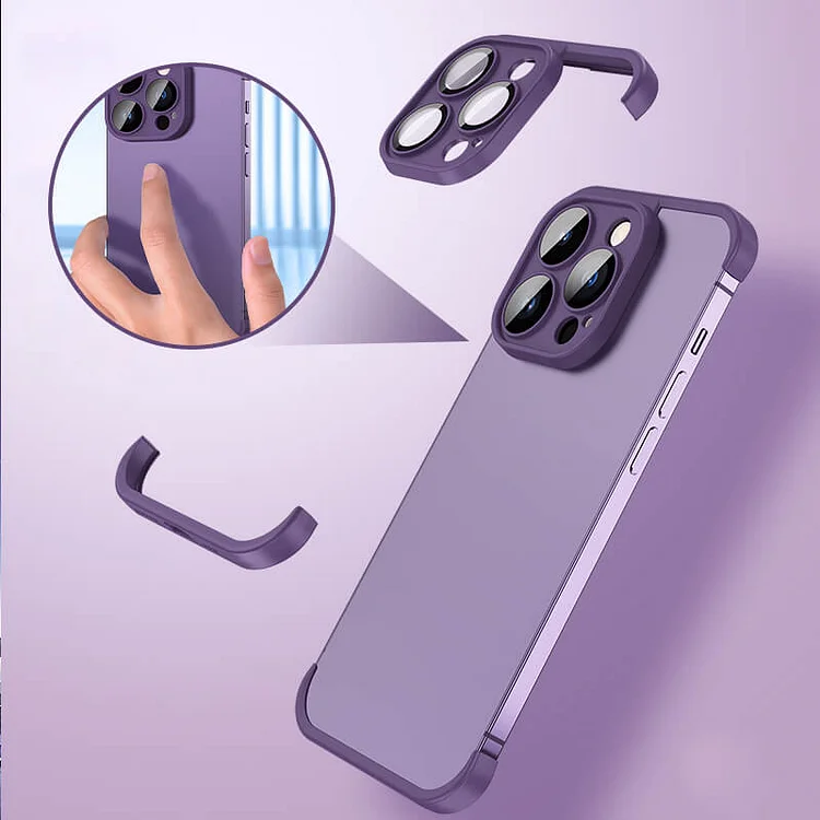 Newest Bare-Metal Angle Cushion TPU iPhone Case