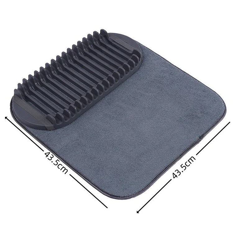 Microfiber Cushion Pad Foldable Dish Drying Mat Tableware Absorb Water Cup Dish Organizers Shelf Kitchen Sink Anti Slip Drainer | 168DEAL