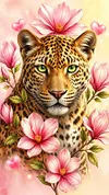 Luxury AB Velvet Diamond Painting Kit - leopard