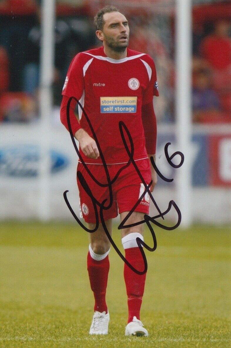 NICKY HUNT HAND SIGNED 6X4 Photo Poster painting ACCRINGTON STANLEY FOOTBALL AUTOGRAPH