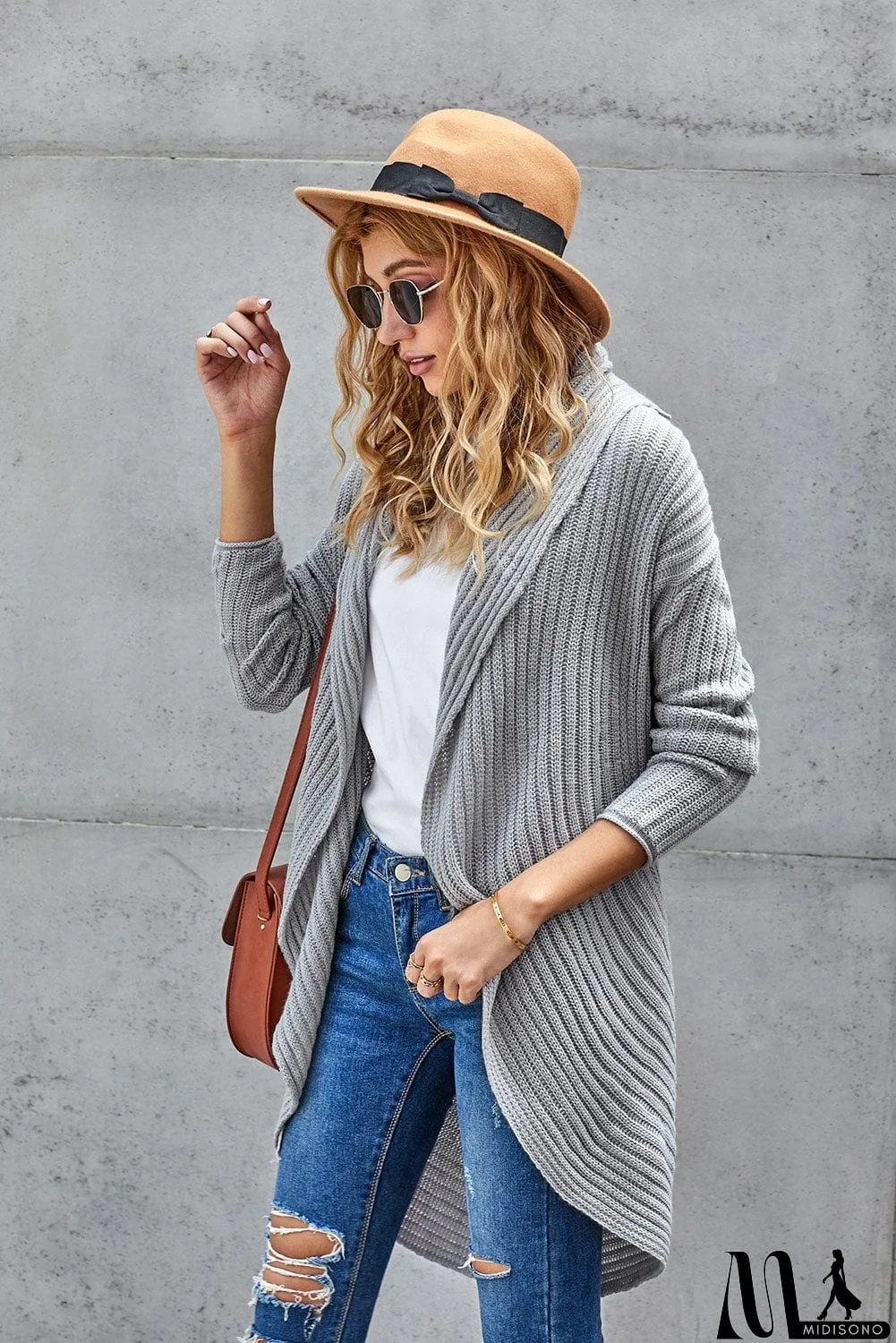 MidiSono - Cashmere Blend Convertible Cardigan