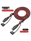 Battery Charging Cable SAE To SAE 16 AWG Solar Plug Cord Car Extension Cable