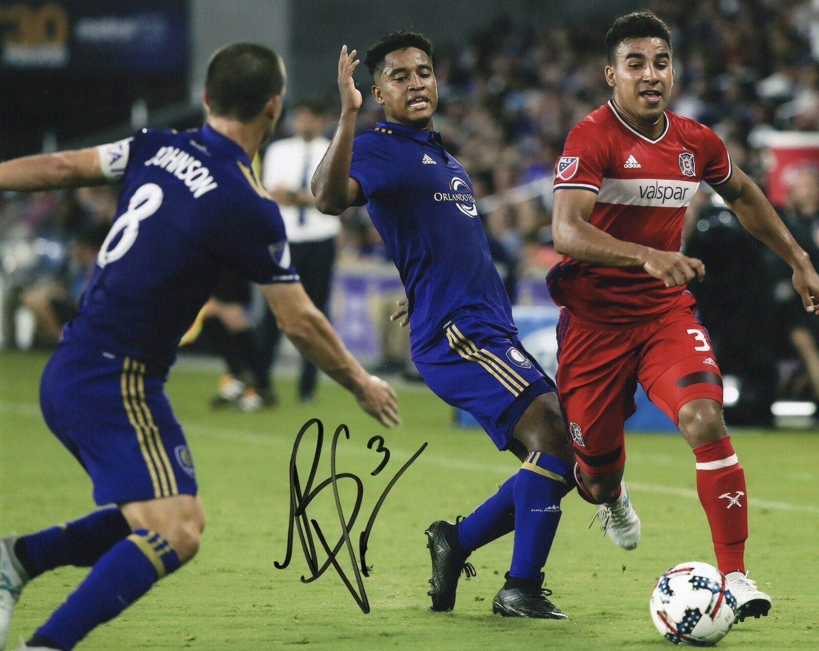 Brandon Vincent signed 8x10 Photo Poster painting w/COA Chicago Fire MLS Soccer