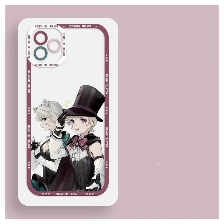 Genshin Toys Fontaine Characters Case For Phone