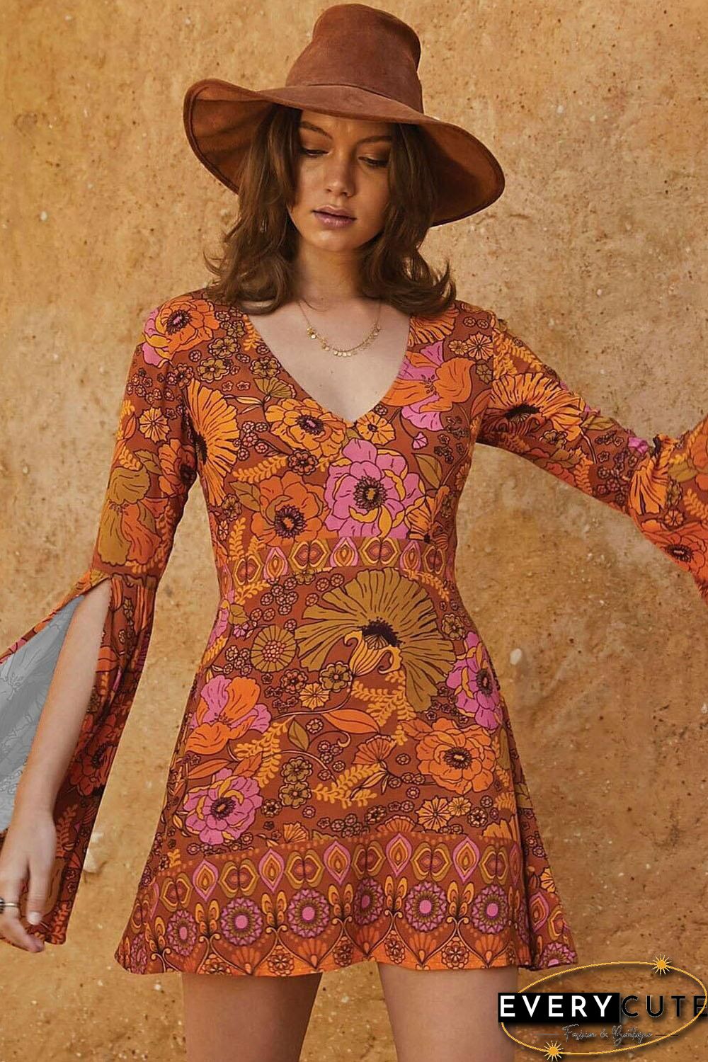 Orange Jupiter Dress