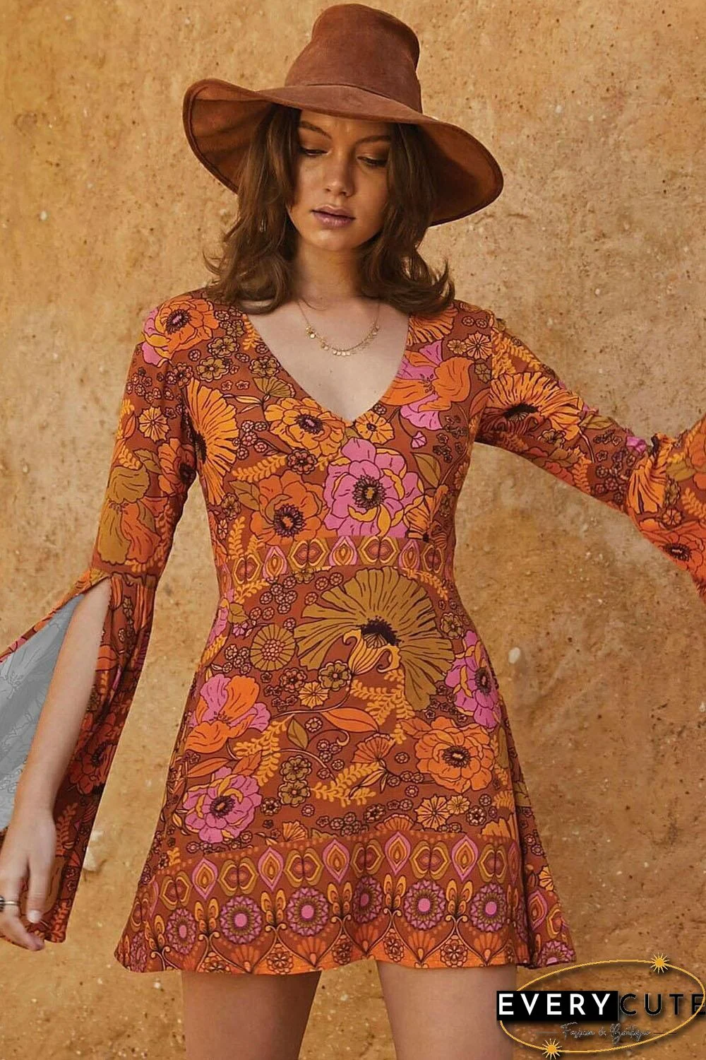 Orange Jupiter Dress