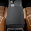 Car Armrest Pad with Organizer Auto Armrest Pillow Auto Accessories (Black)