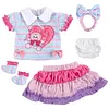 17"-22" Reborn Baby Doll Pink Bunny Love 5 Pcs Set Clothing Accessories - RBBI-Myrebornbabydoll&reg; Myrebornbabydoll&reg;