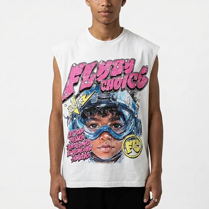 Fly By Choice Graphic Sleeveless Shirt Tank Top