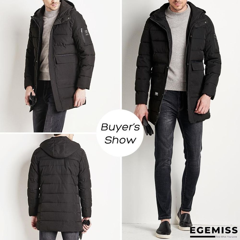 8XL Men Long Casual Hooded Thick Warm Jacket Parkas Coat Fashion Hat WaterProof Overcoats Men Plus Size | EGEMISS