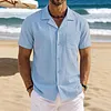 Men's Retro Vacation-Style Short-Sleeve Shirt by Inlyline