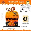 Halloween Advent Pumpkin Wooden Countdown Calendar