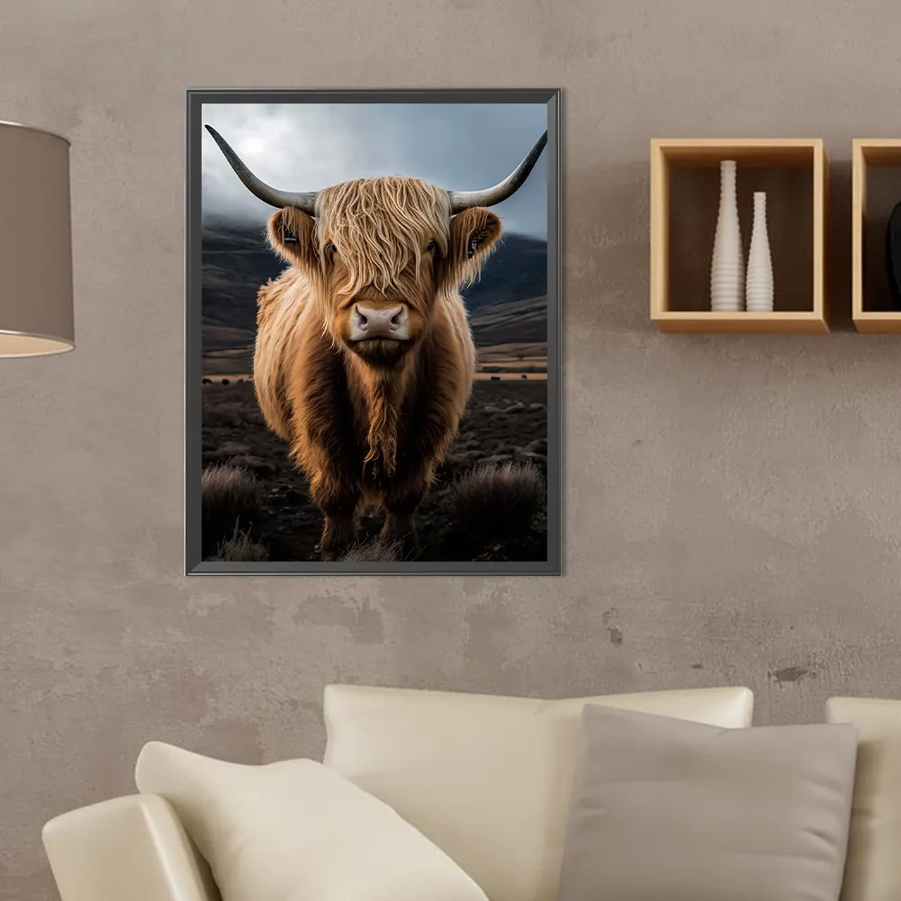 Diamond Painting - Full Round Drill - Highland Yak(Canvas|30*40cm)