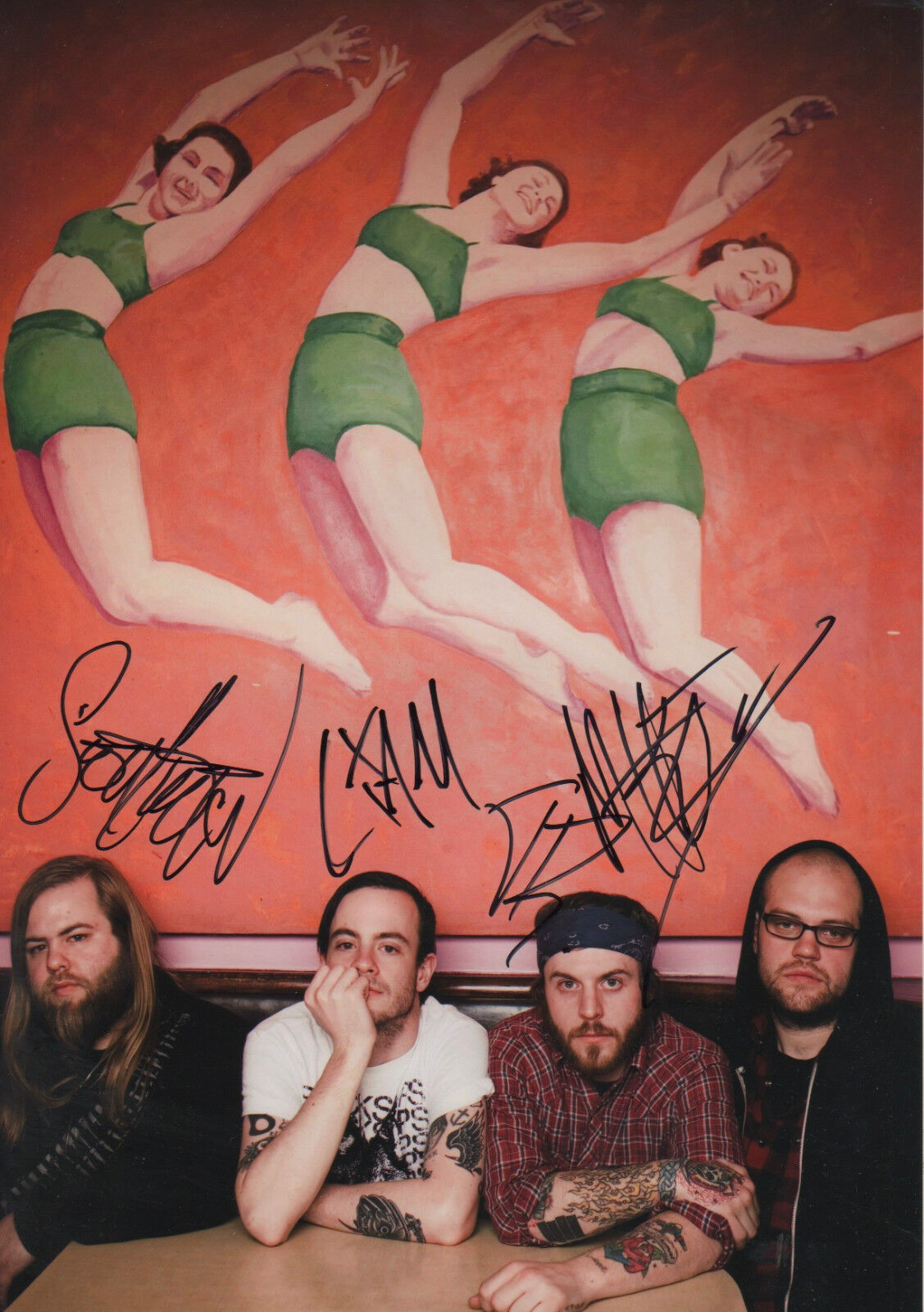 Cancer Bats signed 8x12 inch Photo Poster painting autographs