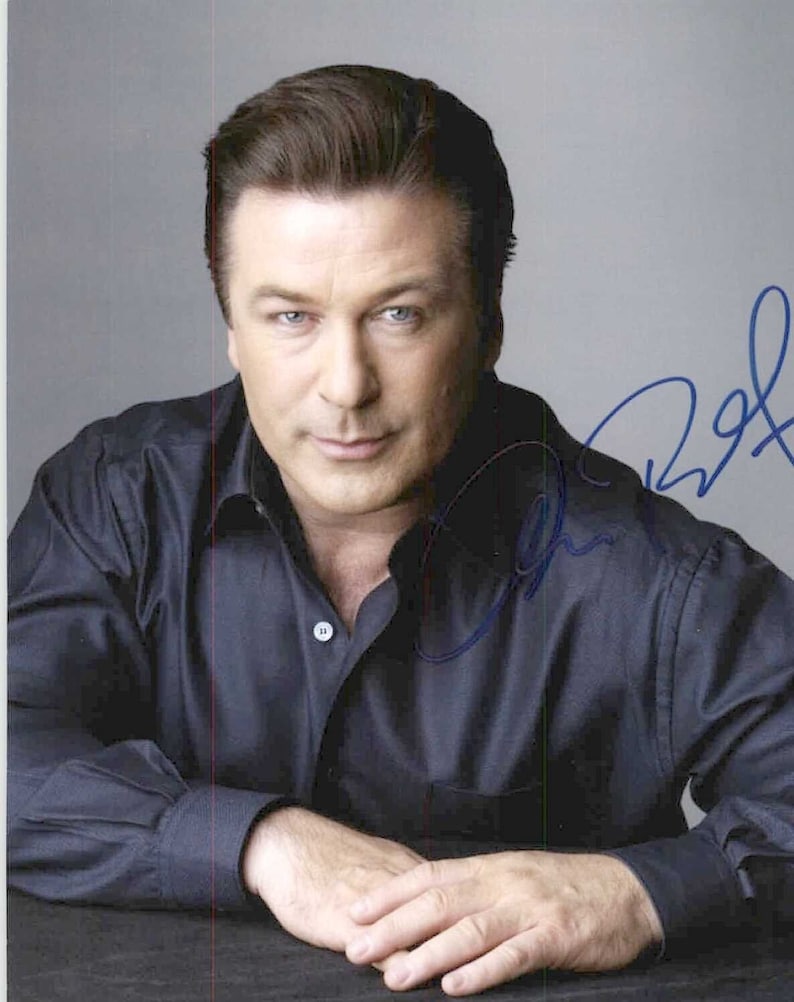 Alec Baldwin Signed Autographed Glossy 8x10 Photo Poster painting - COA Matching Holograms