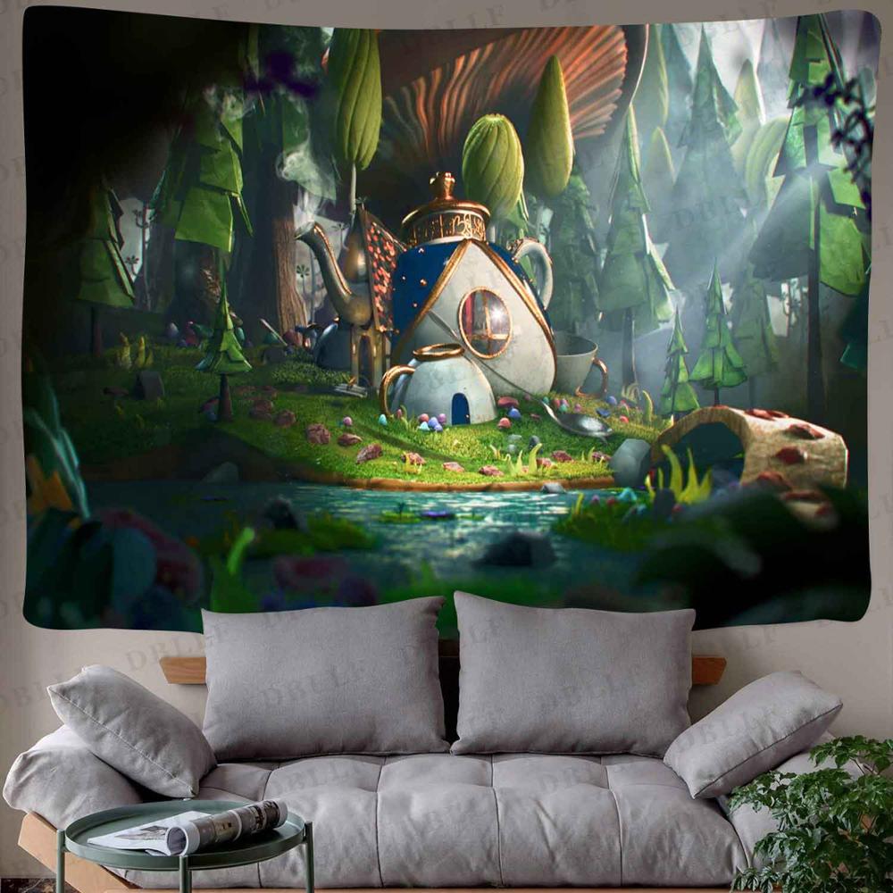 

Mushroom Forest - Tapestry, 145*130cm, 501 Original