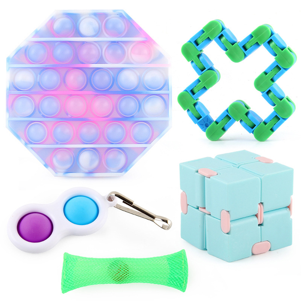 

Push Bubble Sensory Dice Magic Cube Gyro Set Autism Decompression Child Toy, 501 Original