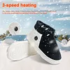 Unisex Winter Heated Shoes Rechargeable Electric Heating Slippers Thermal Shoes