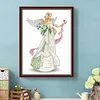 5D DIY Partial Special Shaped Drill Diamond Painting Lady Kit Home Decor(GSYX57)