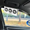 Solar Car Exhaust Fan with 3 Air Outlets Car Radiator Cooling Fan for All Cars