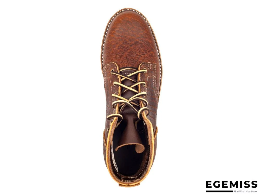 Cow Split Leather Men Boots Comfortable Boots Men Footwear Rubber Ankle Boots Men's Shoes | EGEMISS