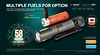 Pokelit 1000 Lumens High Brightness Portable Small Flashlight Grey