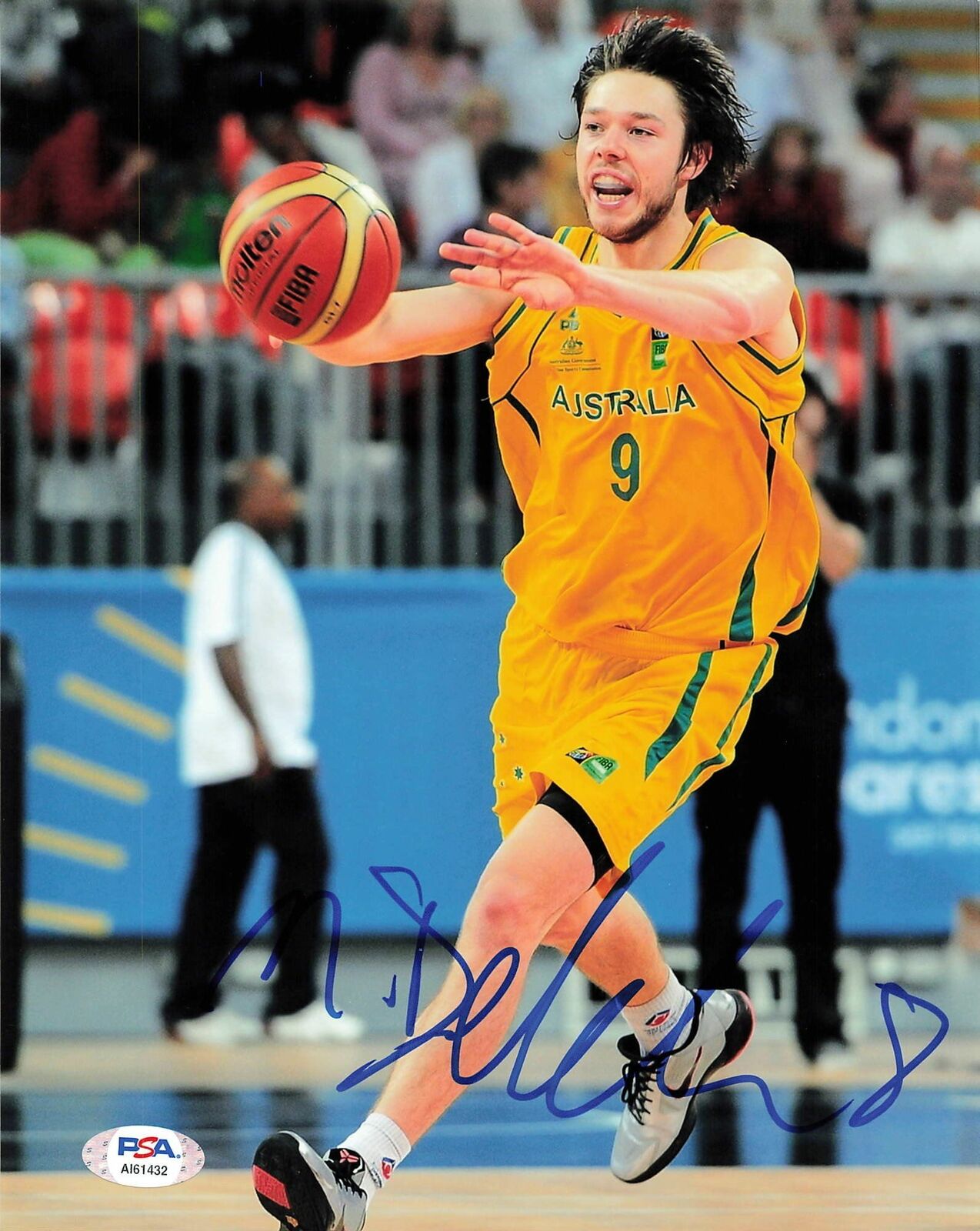 Mathew Dellavedova signed 8x10 Photo Poster painting PSA/DNA Australia Cleveland Cavaliers Autog