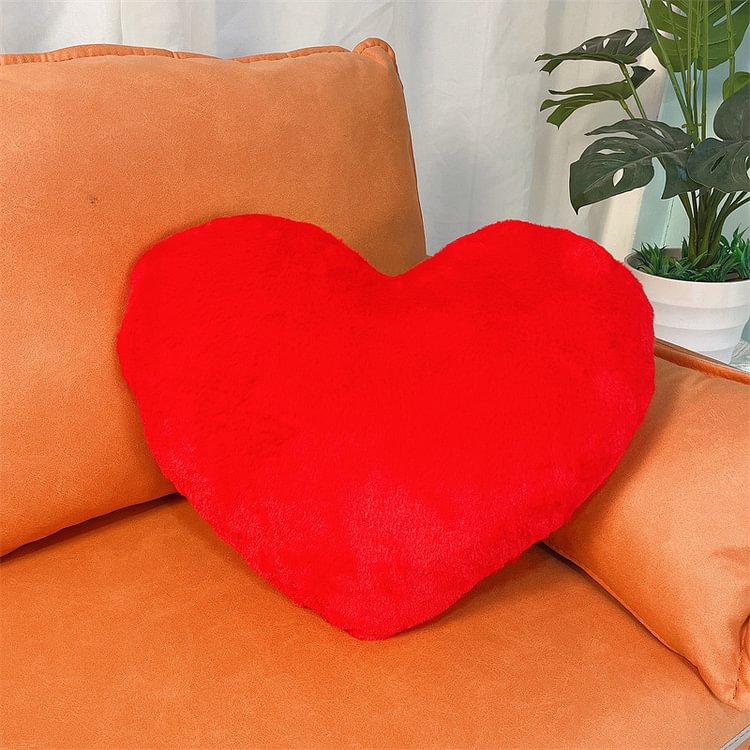 Homemys Heart-shaped plush princess style sofa pillow