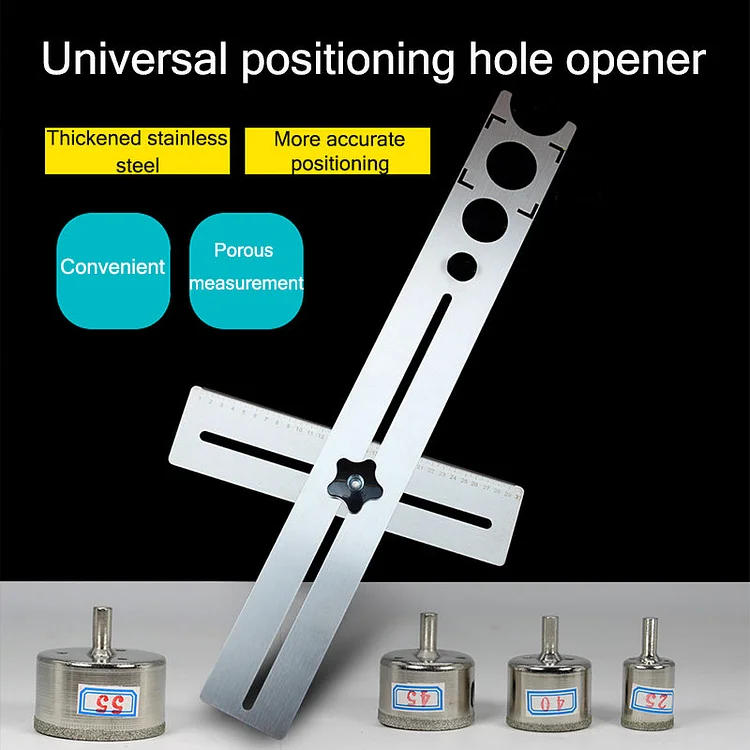 Multi-function Universal Ceramic Tile Drilling Positioner Glass Drilling Positioning Tool