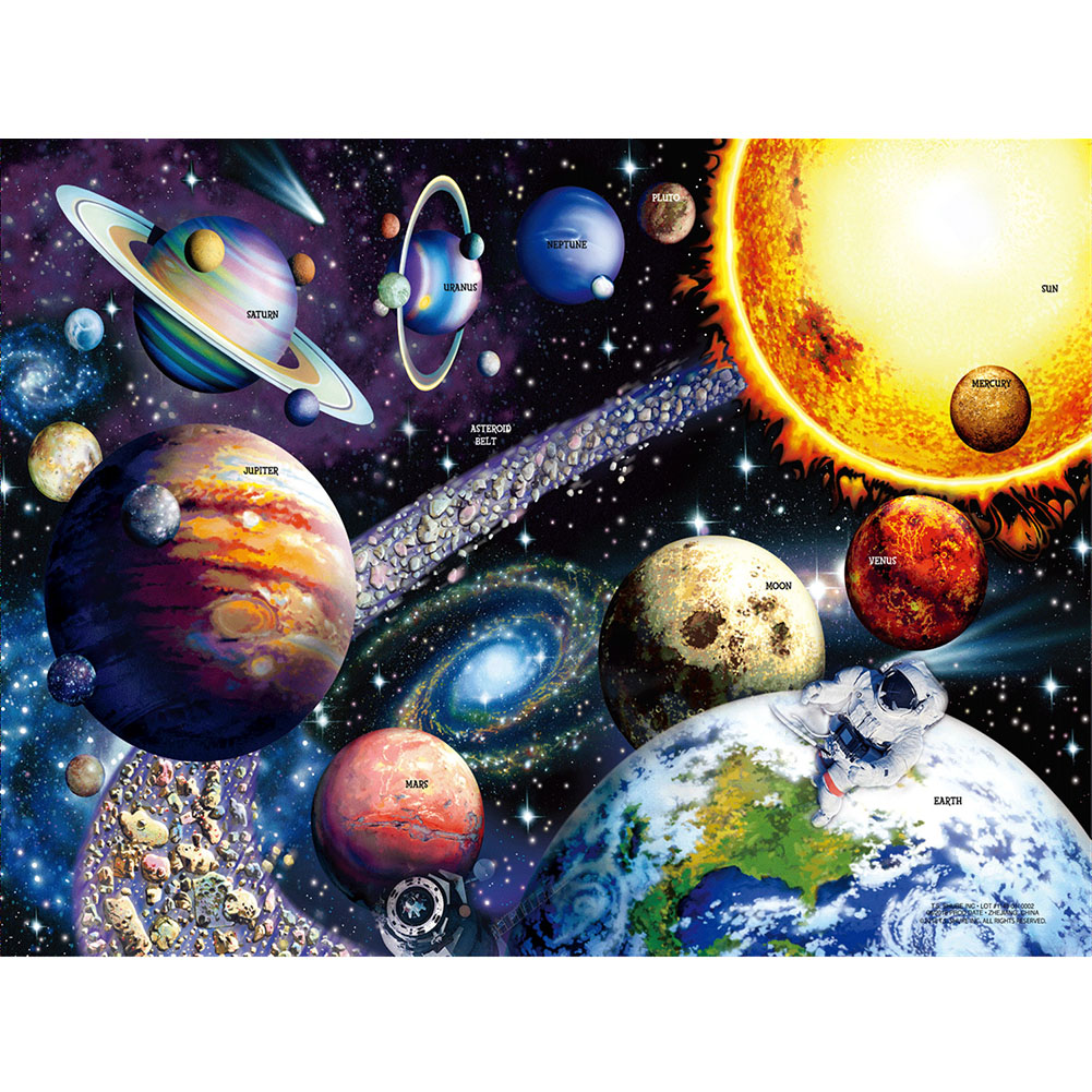 

Solar Planet - 1000 Pieces Jigsaw Puzzle, 501 Original