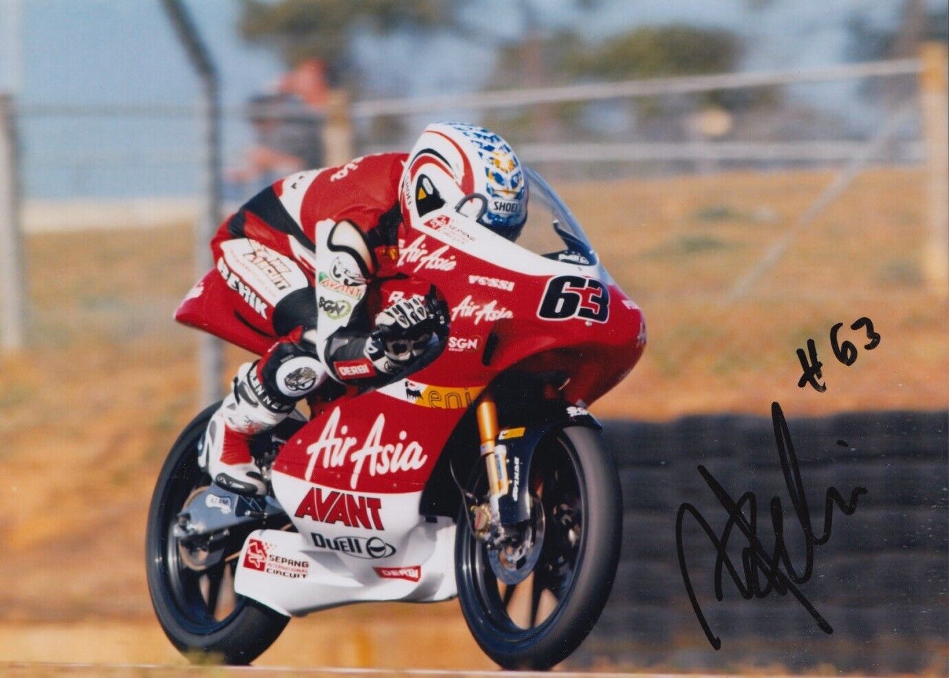 ZULFAHMI KHAIRUDDIN HAND SIGNED 7X5 Photo Poster painting MOTOGP 125CC AUTOGRAPH