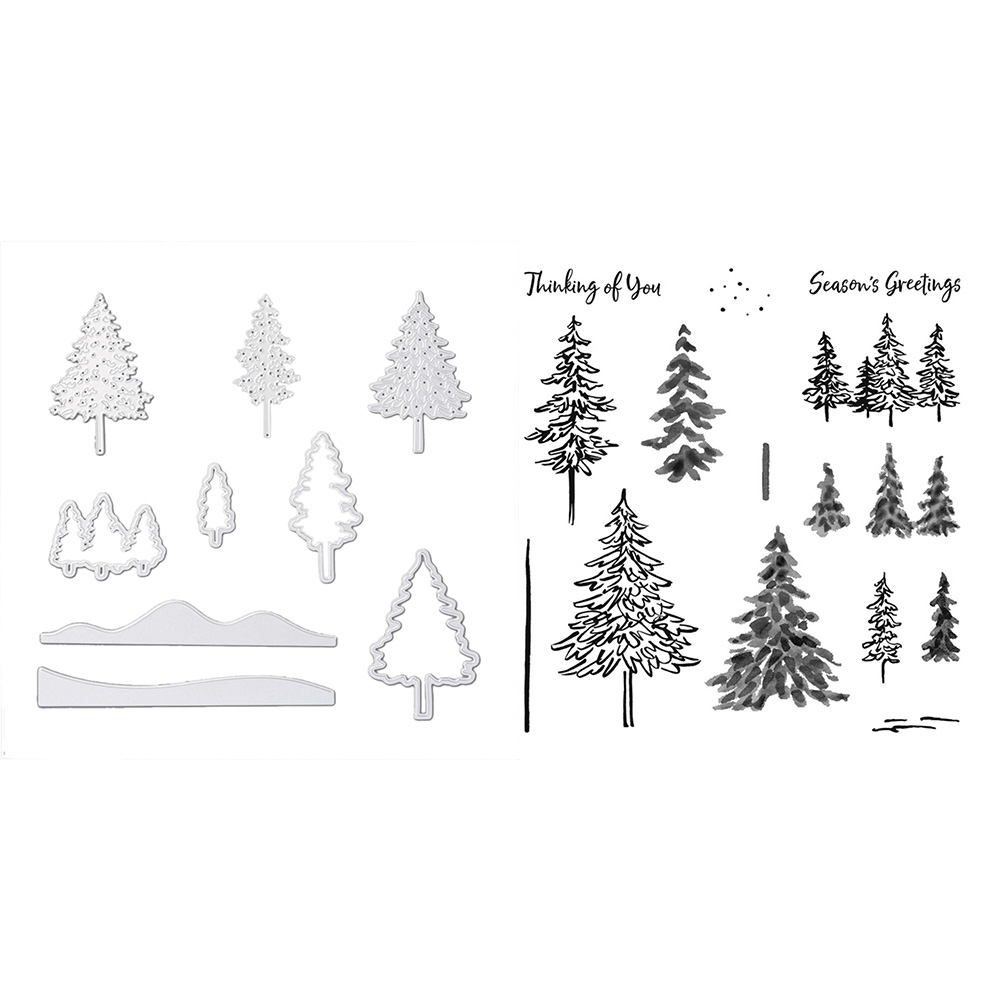 

Tree Series (Cutting Die+Seal) - Paper Craft Cutting Dies, 501 Original