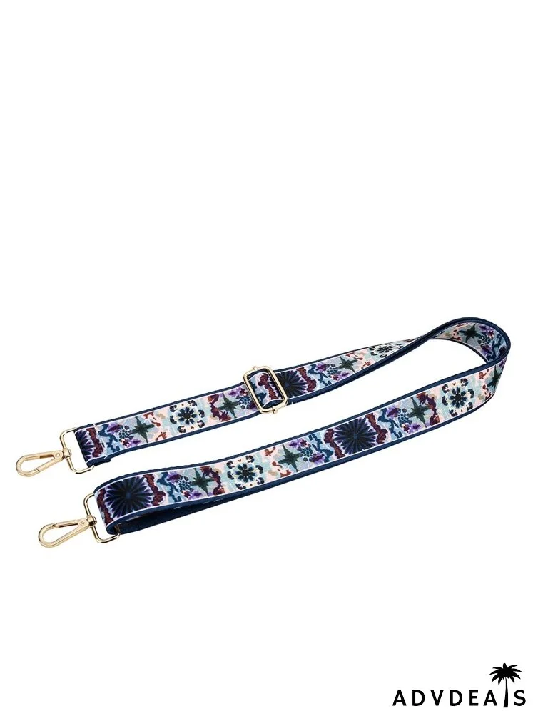 Floral Print Bag Strap