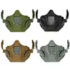 Airsoft Mask 700FPS Impact Resistance Safety Mask Detachable for Training(Black)