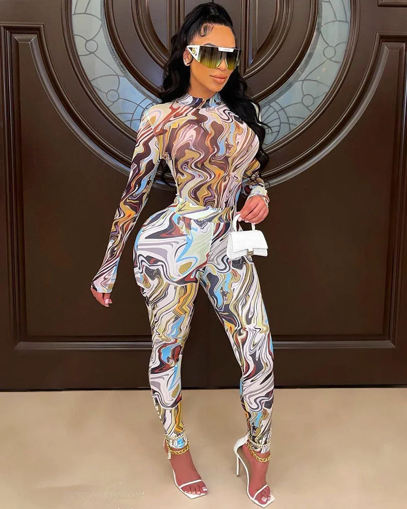INK GRAFFITI JUMPSUIT