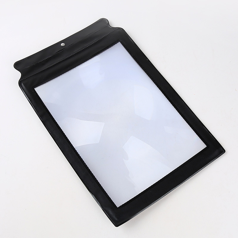 

3X Bendable Hand Held Magnifying Black Frame Soft Full Page PVC Magnifier, 501 Original